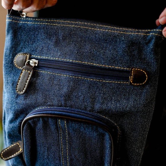 Perfect Little Denim Crossbody - Picture 2 of 5